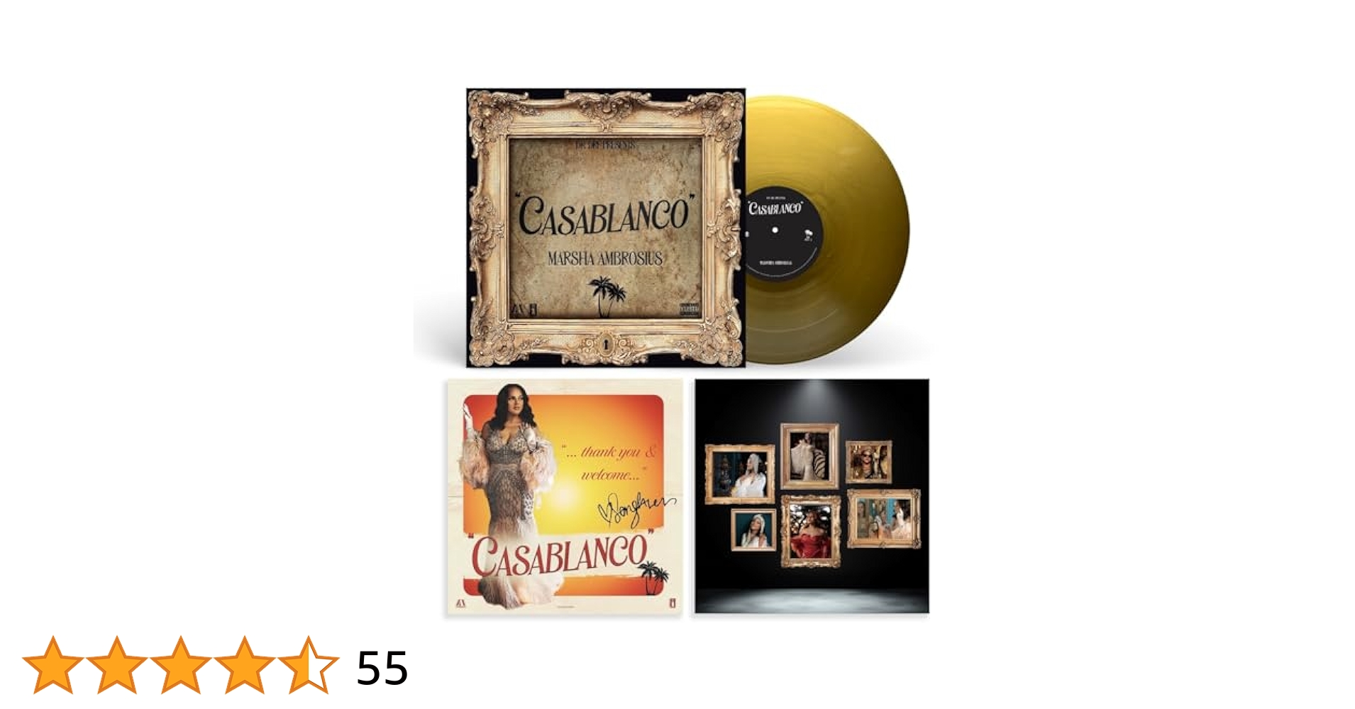 新品未使用◎Marsha Ambrosius – Casablanco LP◎ MARSHA AMBROSIUS / CASABLANCO (GOLD VINYL) / LP | Record CD